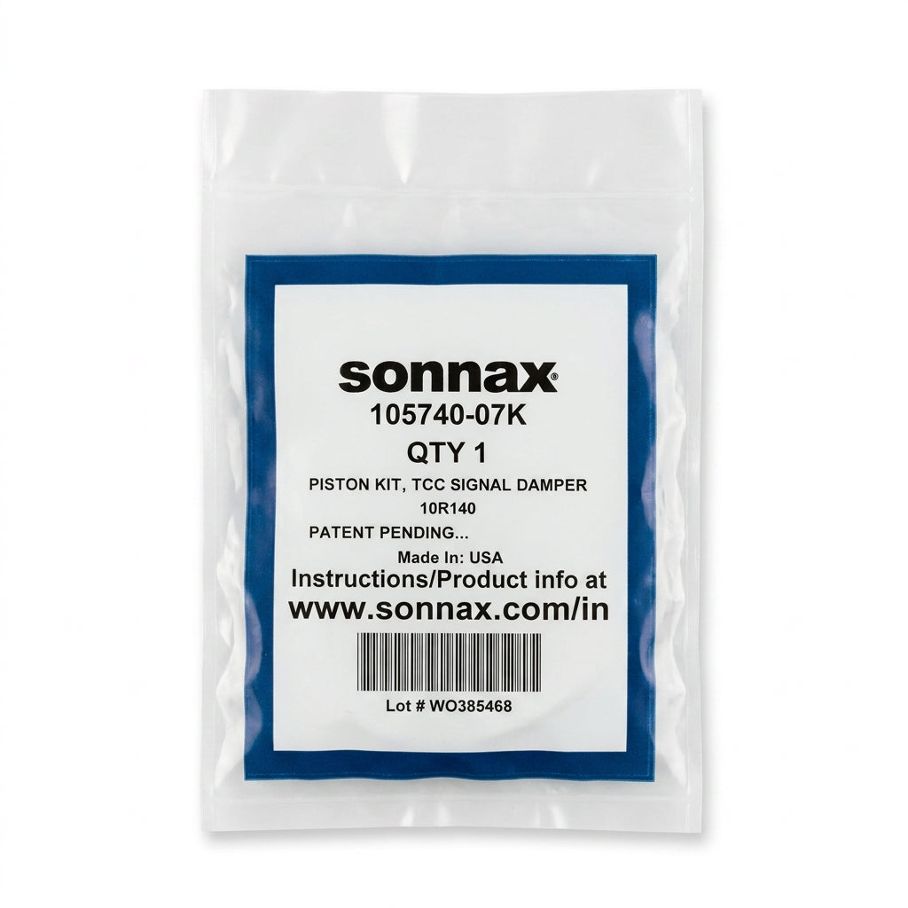 Sonnax TCC Signal Damper Piston Kit 105740-07K für Ford 10R140 Automatikgetriebe Drop-In Kolbensatz Made in USA