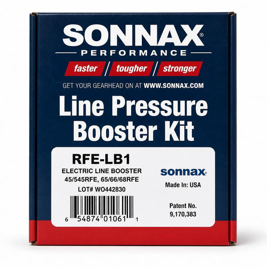 Sonnax RFE-LB1 Verpackung Produktnummer Barcode Kompatibilität 45RFE 545RFE 65RFE 66RFE 68RFE Made in USA